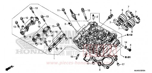 CULASSE CBR500RAH de 2017